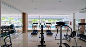 Fitness centrum a/nebo fitness zařízení v ubytování LE JARDIN Suites