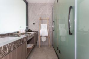 Heaven's Gate Home Stay --free pick up service--panoramic view of Tianmen Mountain的一间浴室