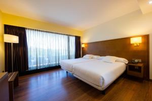 Postel nebo postele na pokoji v ubytování Hotel Thalasso Cantabrico Las Sirenas 4 Superior