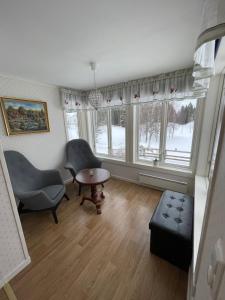 Posezení v ubytování Turistgården Töcksfors