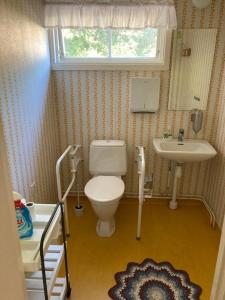Koupelna v ubytování Pensionat Ullevi