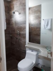 Koupelna v ubytování HOTEL SAN PEDRO