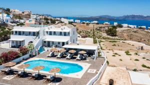 an image of a villa with a swimming pool at Thira's Dolphin in Akrotiri