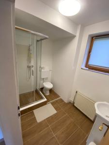 Koupelna v ubytování Haus Schwarzenbach