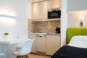 Kuchyň nebo kuchyňský kout v ubytování Vienna Residence, Rochusmarkt - Wien Mitte