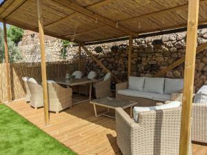 A seating area at Casa Juliana Turismo