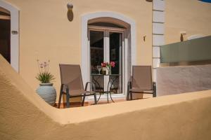 A balcony or terrace at Stavros Villas&Apartments