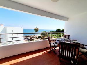 Balkon lub taras w obiekcie Marbellamar Seaviews