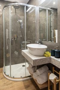 Kúpeľňa v ubytovaní Apartamenty Koziniec