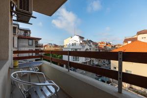 Balkón nebo terasa v ubytování Hotel Albatros New Town