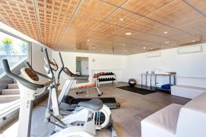 Fitness center at/o fitness facilities sa Hotel Costa Azul