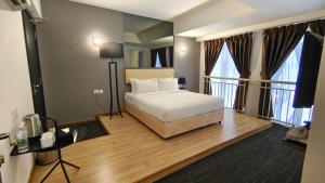 Hotel MetraSquare客房内的一张或多张床位