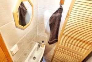 Koupelna v ubytování Apartmán u Potoka