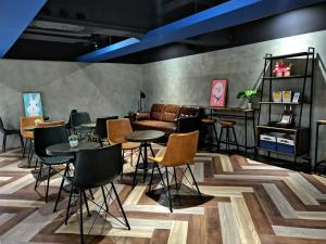 Posezení v ubytování Holo Hotel Tainan