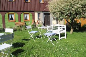 Zahrada ubytování Pension Grandel
