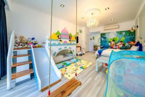 Postel nebo postele na pokoji v ubytování An Ti Li Ya Homestay