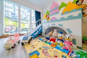 Postel nebo postele na pokoji v ubytování An Ti Li Ya Homestay