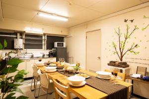 Fukuoka Condominium的厨房或小厨房