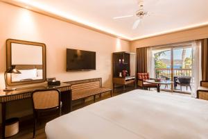 Ein Bett oder Betten in einem Zimmer der Unterkunft Divan Bodrum Palmira