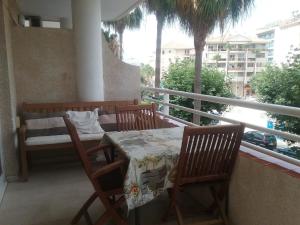 Balkón nebo terasa v ubytování Albir Sunshine Apartments