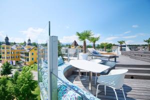 Μπαλκόνι ή βεράντα στο Luxury Living - Luxus Appartements in Velden