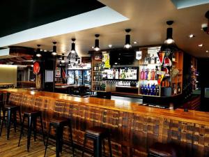 Ο χώρος του lounge ή του μπαρ στο MTC Dome Hotel Swakopmund