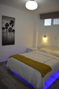 Postel nebo postele na pokoji v ubytování Apartmento Vista del Mar Tinache