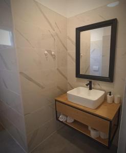 Koupelna v ubytování Modern family apartment ZARA