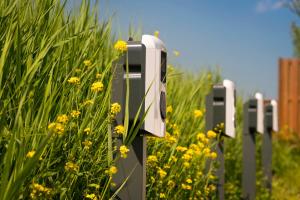 Dutchen Erfgoedpark De Hoop Glamping外面的花园