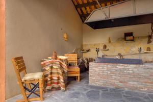 Posezení v ubytování Savaneti Eco Hotel