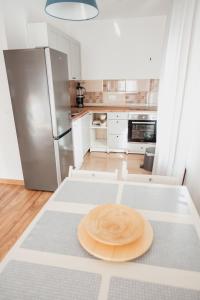 Η κουζίνα ή μικρή κουζίνα στο Apartment Sunny Terrace