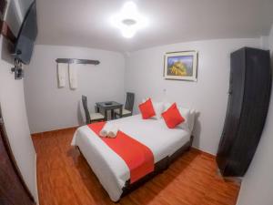Posteľ alebo postele v izbe v ubytovaní Machu Picchu Land