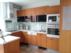 Köök või kööginurk majutusasutuses Appartements am Kirchplatz