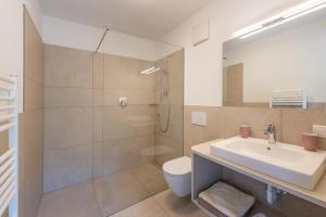 Koupelna v ubytování Haus Stolz