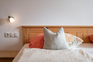 Postel nebo postele na pokoji v ubytování Haus Stolz