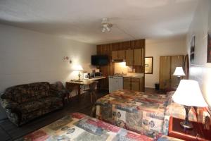 Posezení v ubytování Motel Lennoxville