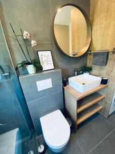 Ein Badezimmer in der Unterkunft Apartment Mouette