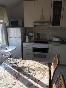 Kuchyň nebo kuchyňský kout v ubytování Apartment Marie