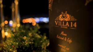 Certifikát, hodnocení, plakát nebo jiný dokument vystavený v ubytování Villa 14 Suites