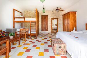 Ein Bett oder Betten in einem Zimmer der Unterkunft Hotel Boutique Casa Hipil