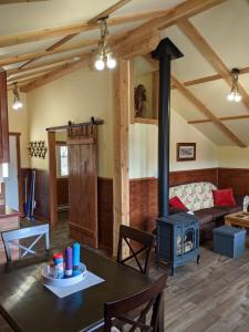 Posezení v ubytování Tschurtschenthaler Lodge