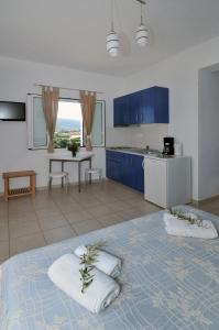 Kuchyň nebo kuchyňský kout v ubytování Elea Apartments