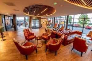 Posezení v ubytování ibis Styles Castelnaudary
