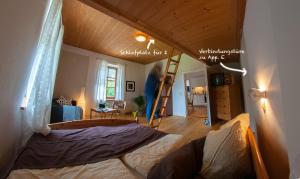 Posteľ alebo postele v izbe v ubytovaní Gabis Lodge