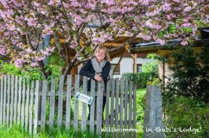 Vonkajšia záhrada v ubytovaní Gabis Lodge