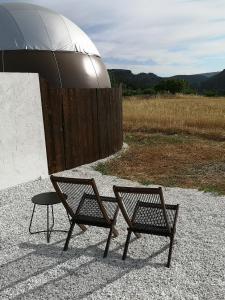 Příroda nedaleko luxury tent