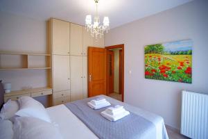 Postel nebo postele na pokoji v ubytování Royal Blu