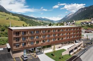 Nespecifikovaný výhled na hory nebo výhled na hory při pohledu z hotelu