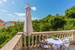 Balkón nebo terasa v ubytování Apartments Rogić