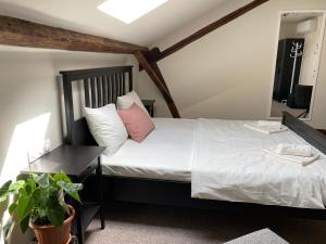 Boutique Rooms with Parking客房内的一张或多张床位